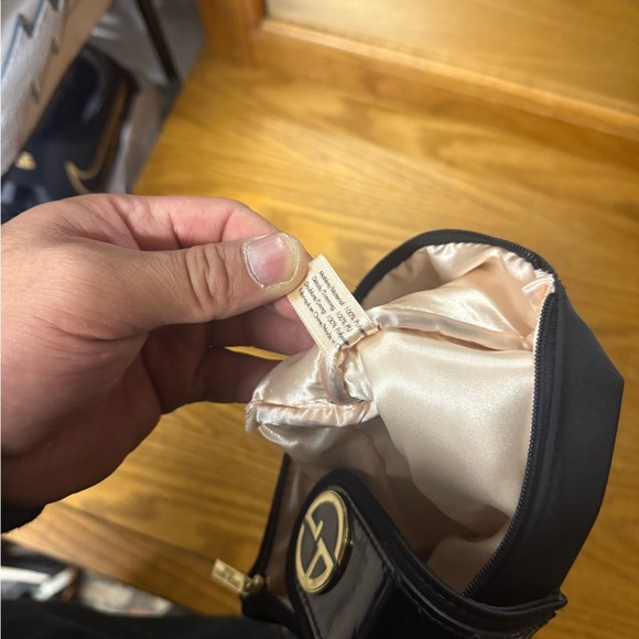 Giorgio Armani Black Clutch with Gold Accent - Picture 7 of 7